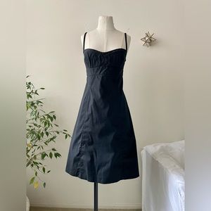 J.Crew Black machine washable, spaghetti straps. Style: 76372 Size:8
